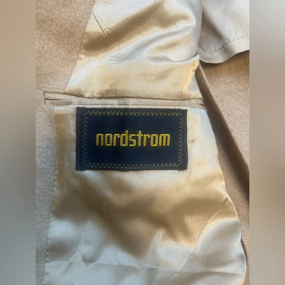 Nordstrom 100% Camel Hair Jacket N127-5 - Picture 7 of 10